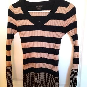 Large Metaphor striped sweater